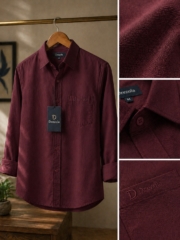 Oakyr Best Maroon Shirt for Men | Best casual Shirt for men - Image 3