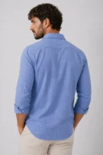 Oakyr Best light Blue Shirt for Men | Party Wear & Office Wear - Image 2