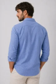 Oakyr Best light Blue Shirt for Men | Party Wear & Office Wear - Image 2