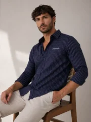 Oakyr Best Blue Shirt for Men | Party Wear & Office Wear - Image 3