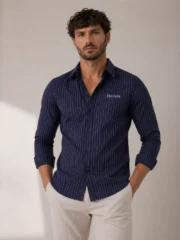 Oakyr Best Blue Shirt for Men | Party Wear & Office Wear