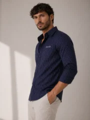 Oakyr Best Blue Shirt for Men | Party Wear & Office Wear - Image 5