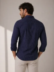 Oakyr Best Blue Shirt for Men | Party Wear & Office Wear - Image 4