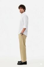 Best Premium Oxford Men’s White Cotton Casual Shirt – Slim Fit Solid White Button-Down Shirt - Image 2